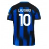 Herren Fußballbekleidung Inter Milan Lautaro Martinez #10 Heimtrikot 2023-24 Kurzarm